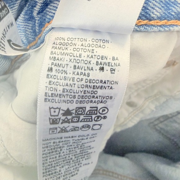 Levi's Premium Baggy Dad Jeans Women's 16 Light Wash Blue Denim Premium - Picture 7 of 9